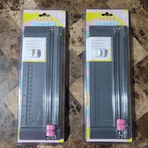 American Craft Paper Trimmer Bundle Of 2